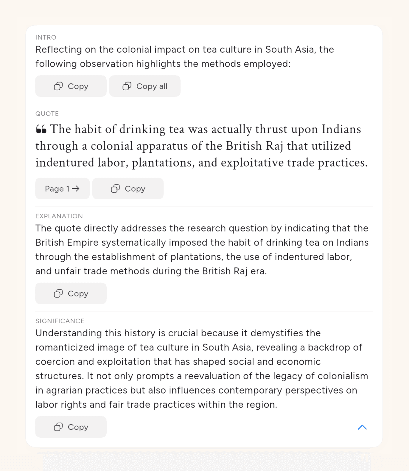 Break down your thesis into coherent arguments with our advanced analysis tools.