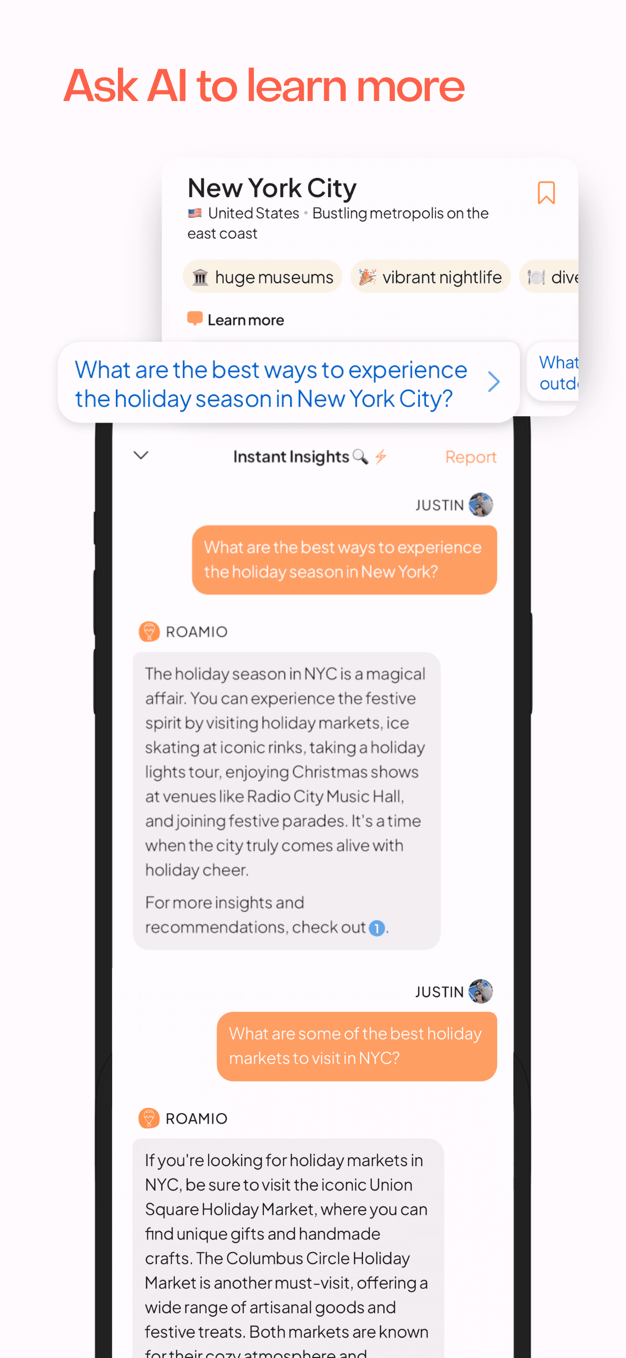 Chat with our AI travel assistant for personalized recommendations and support.